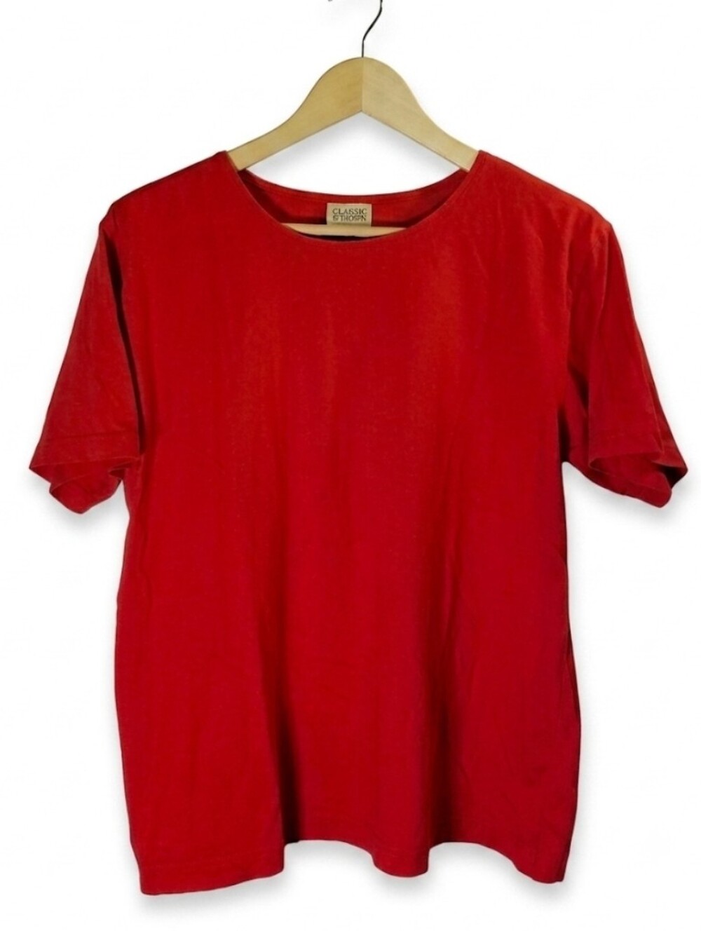 Classic Elements red short sleeve vintage‎ top
